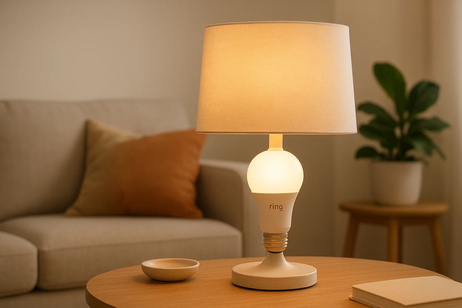 8. Ring smart lighting A19 smart bulb